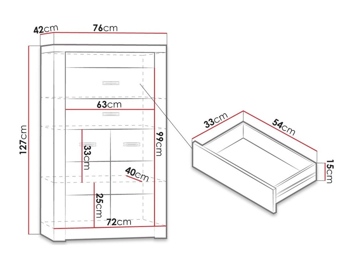 Chest of drawers Stanton C103