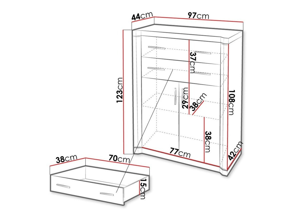 Chest of drawers Stanton D105