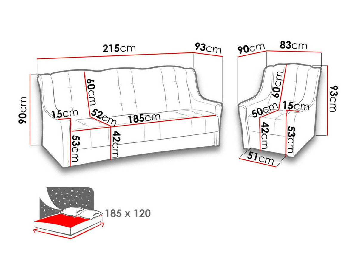 Polstret møbelsæt Providence 110