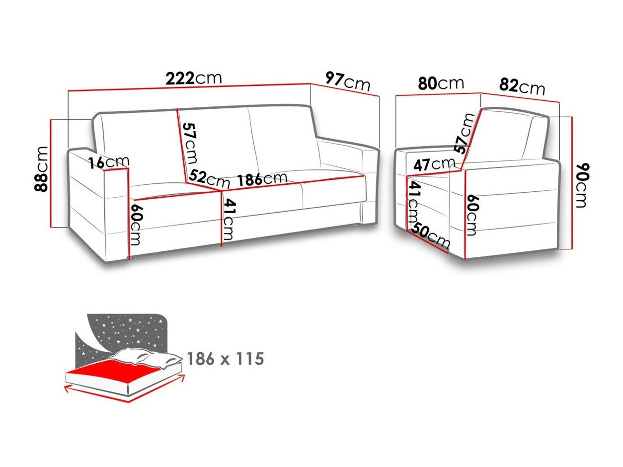 Polstret møbelsæt Providence 171