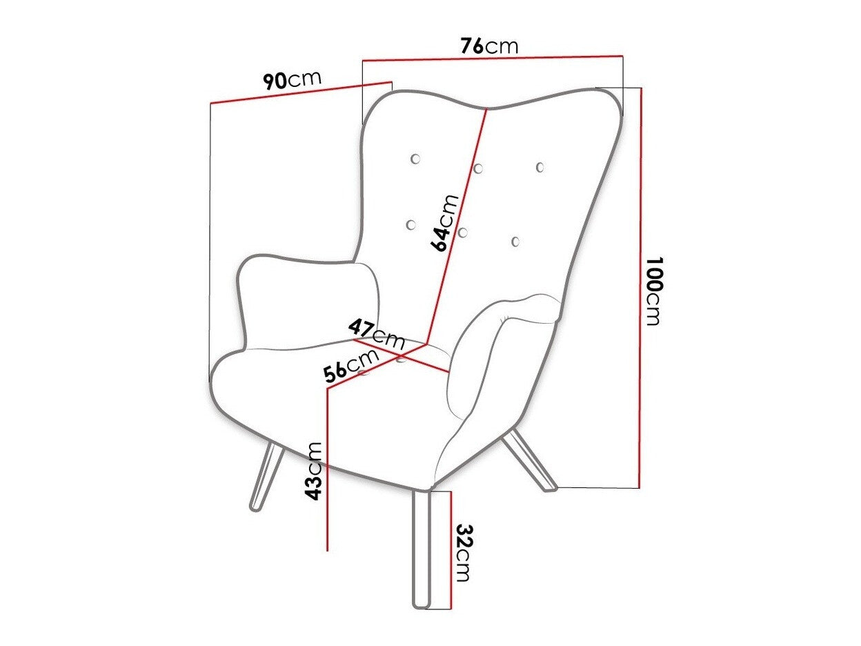 Lænestol Clovis 102