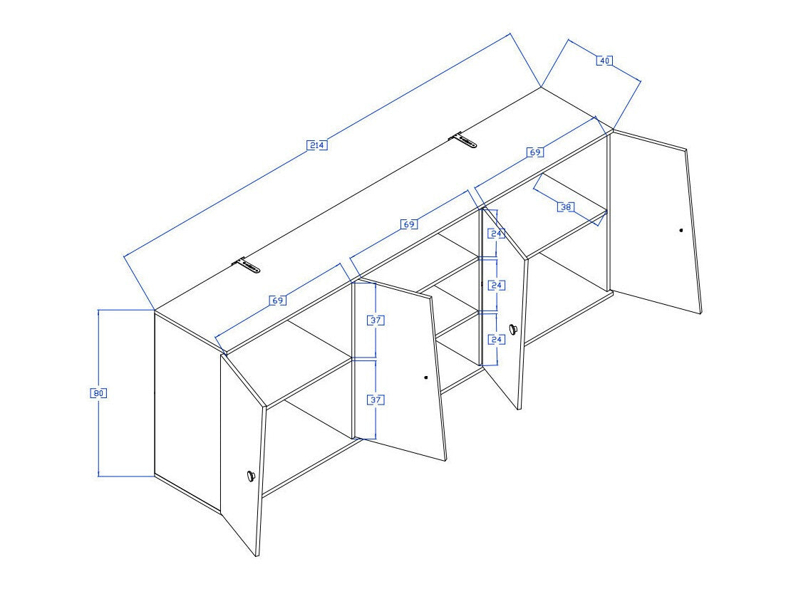 Møbelsæt Akron L120