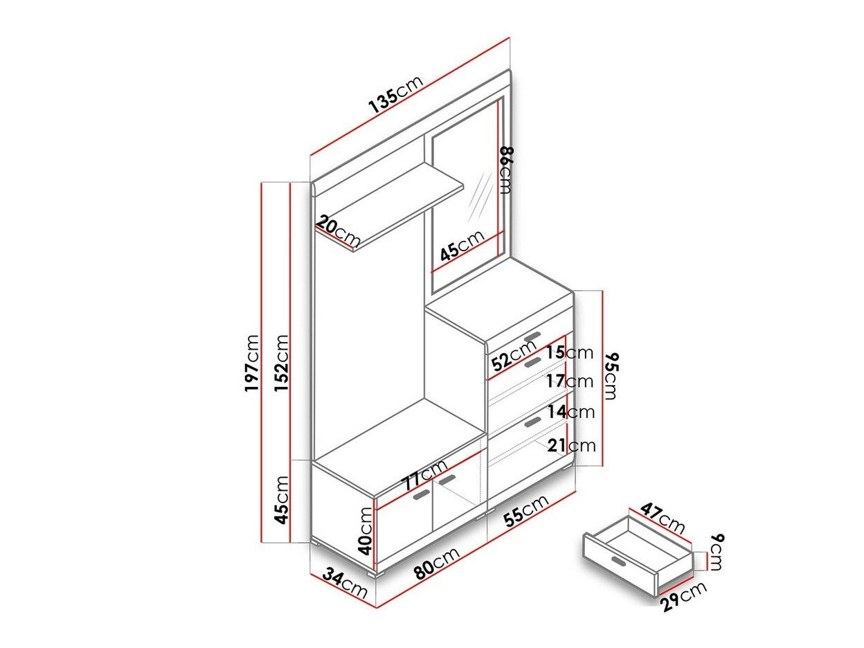 Hallway set Lima 103
