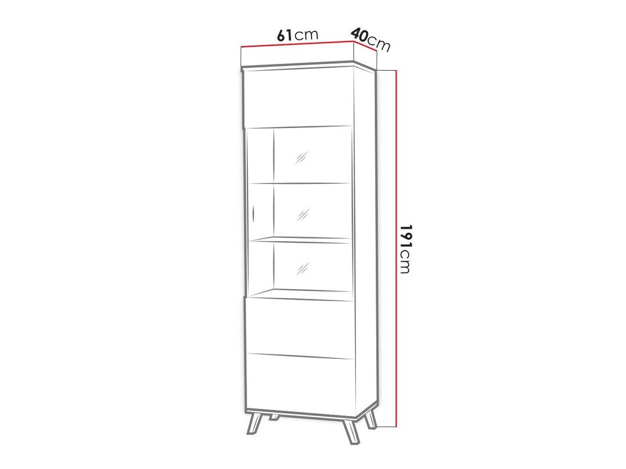 Vitrineskab Talsere 101