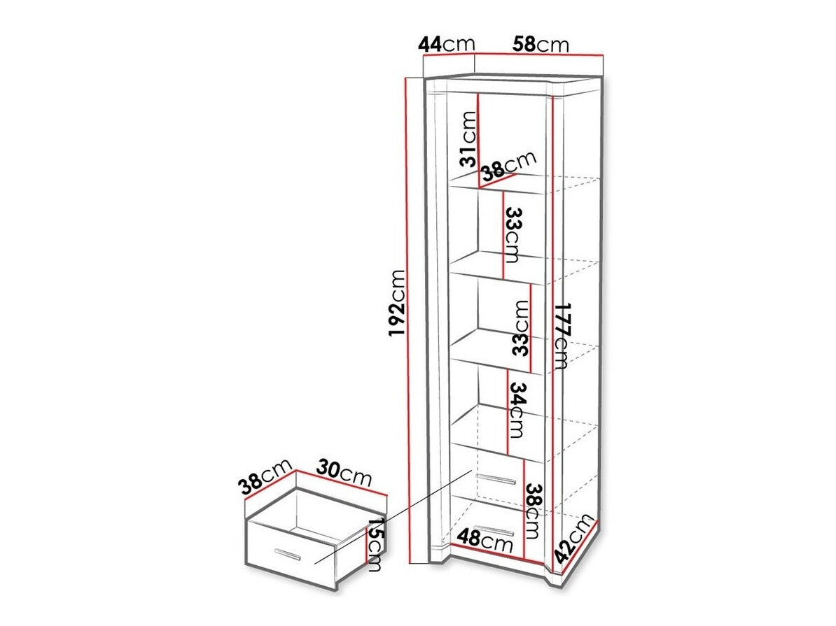 Display cabinet Stanton D115