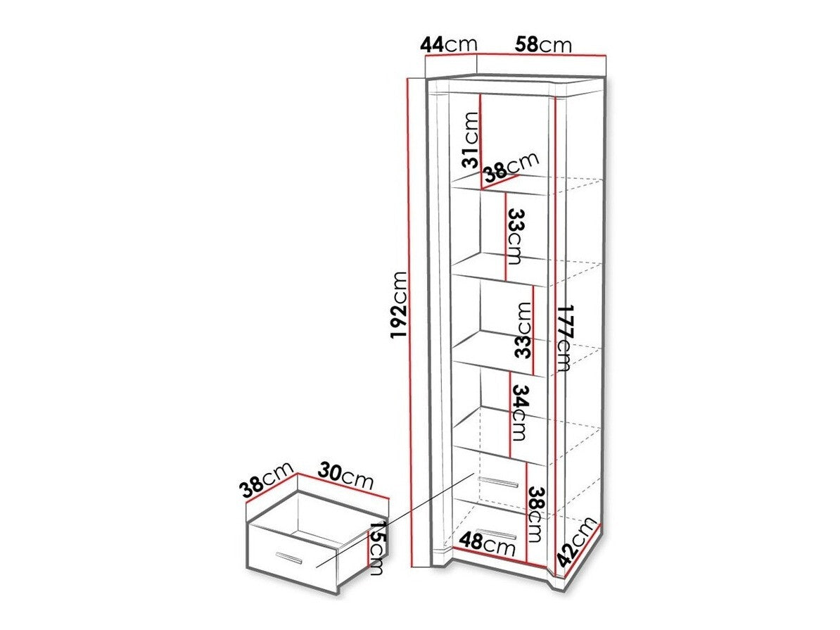 Display cabinet Stanton D115