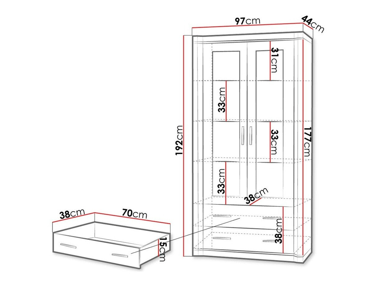 Display cabinet Stanton D116