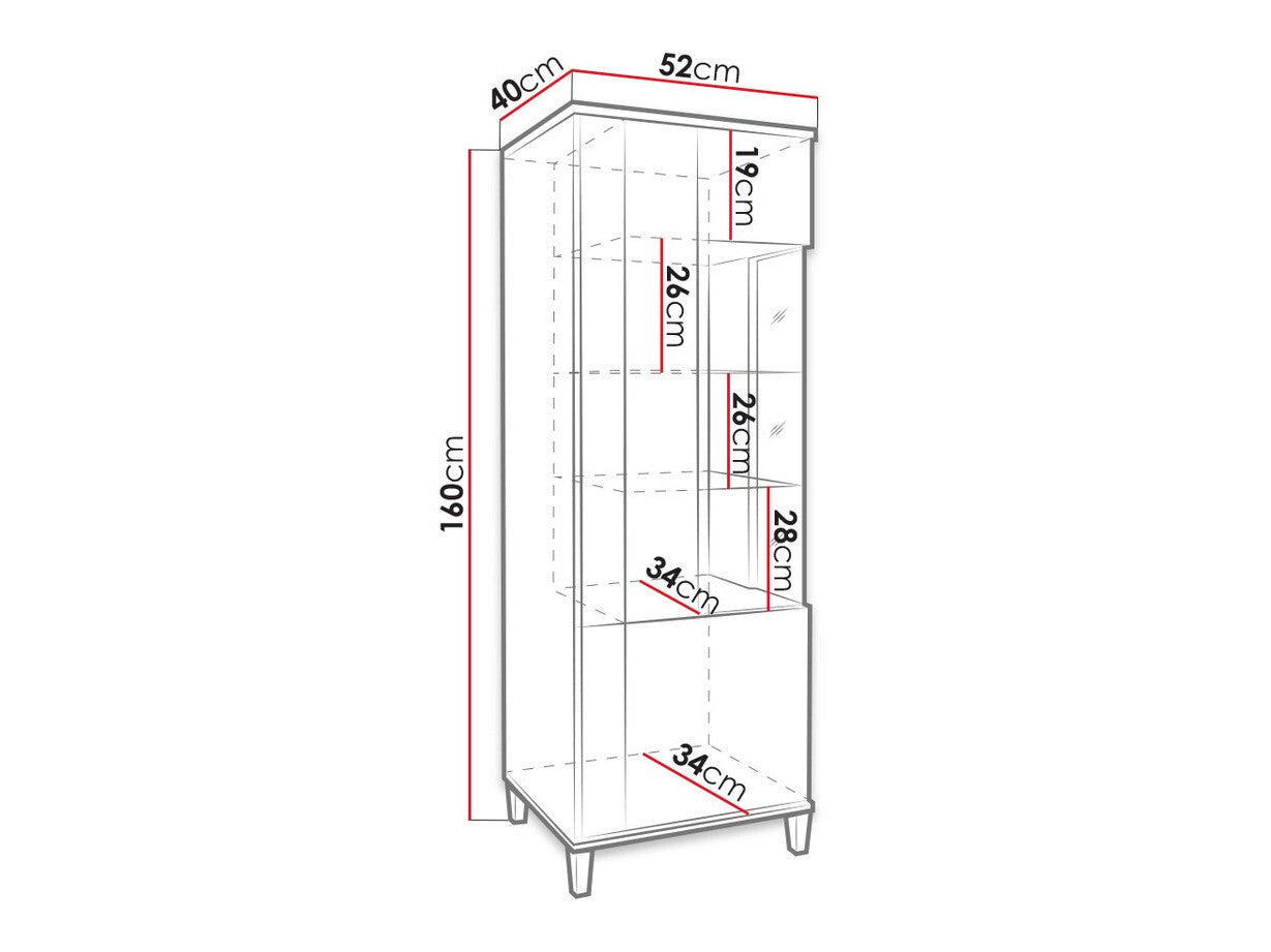 Display cabinet Nashville B109