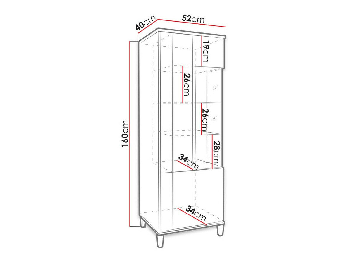 Display cabinet Nashville B109