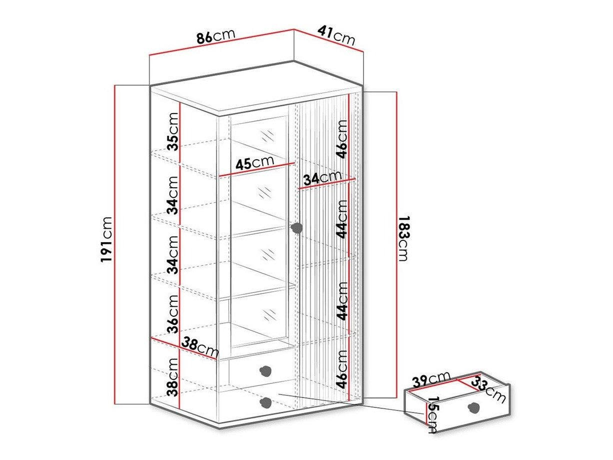 Display cabinet Stanton H101
