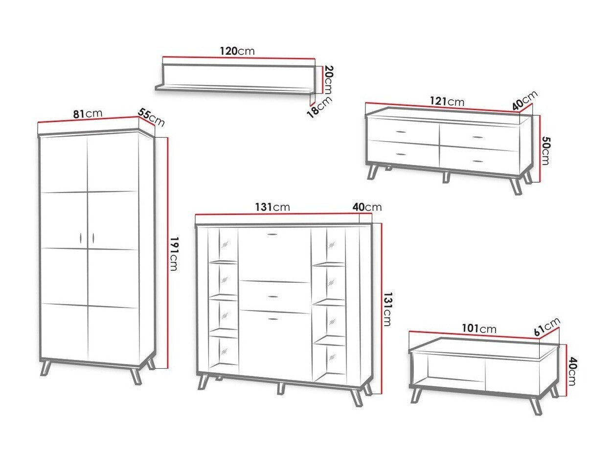 Living room set Toledo F110