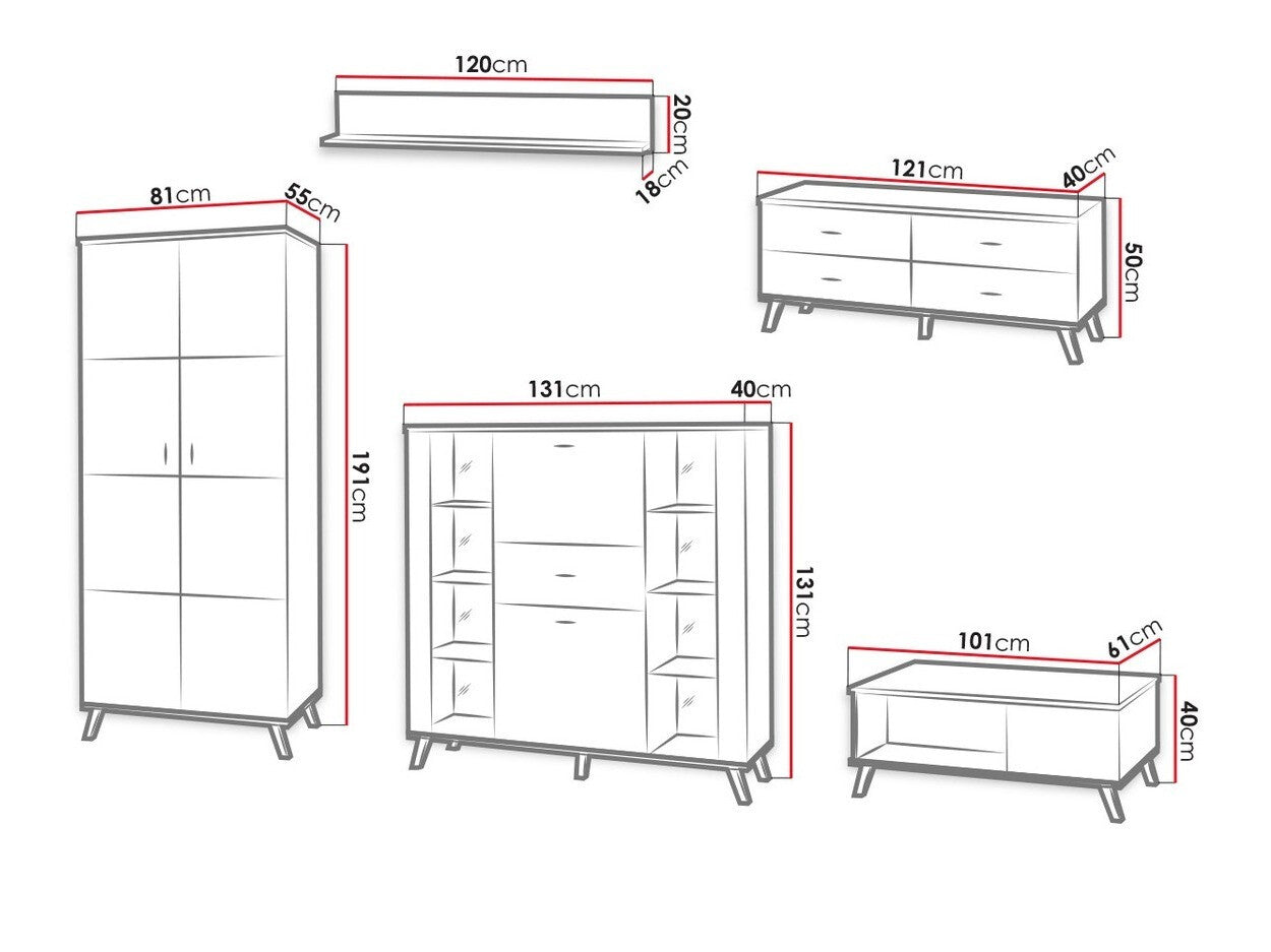 Living room set Toledo F110