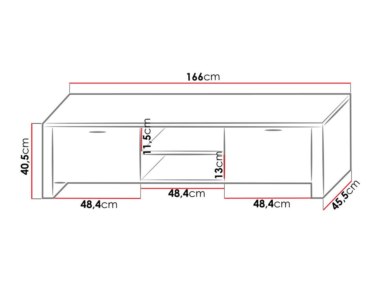 TV-bord Nashville 104