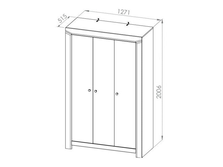 Garderobeskab Mavevare 100