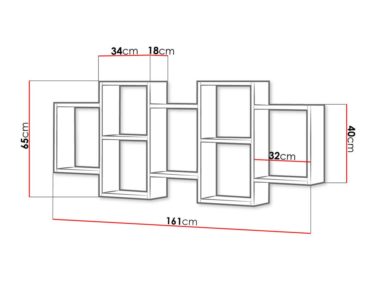 Wall shelf Sarasota 103