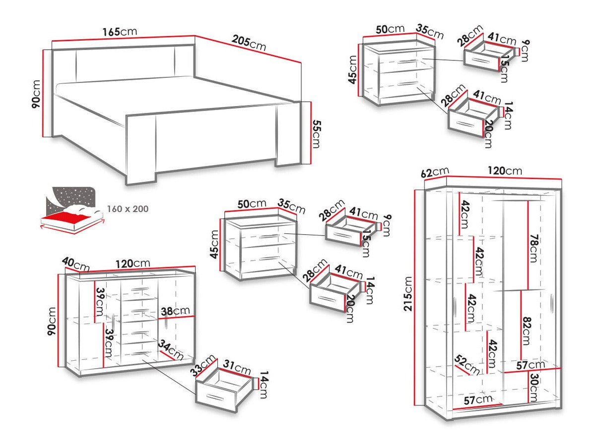 Soveværelses-sæt Providence G112
