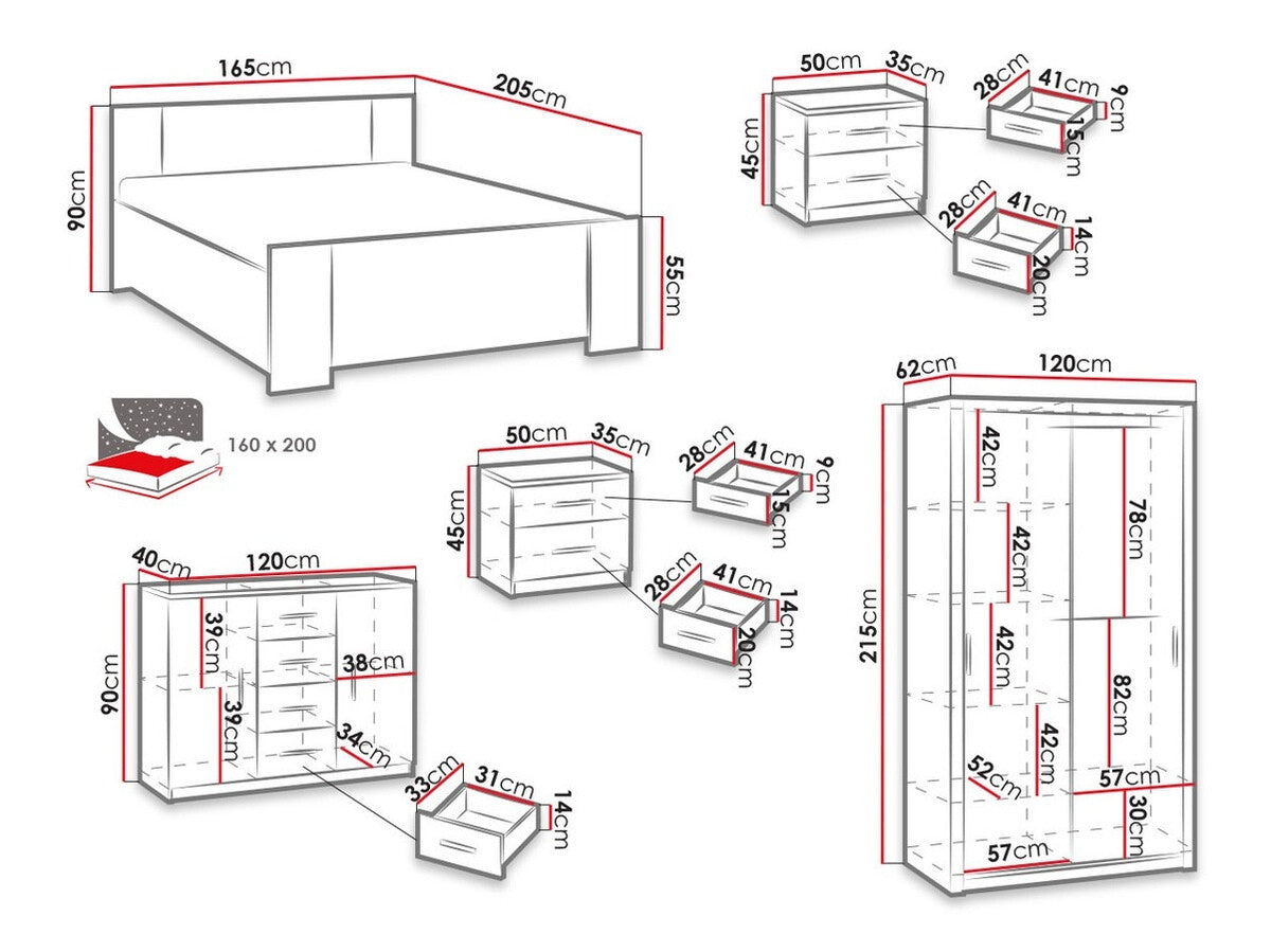 Soveværelses-sæt Providence G112
