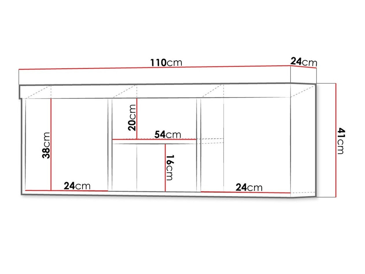Wall shelf Toledo E104