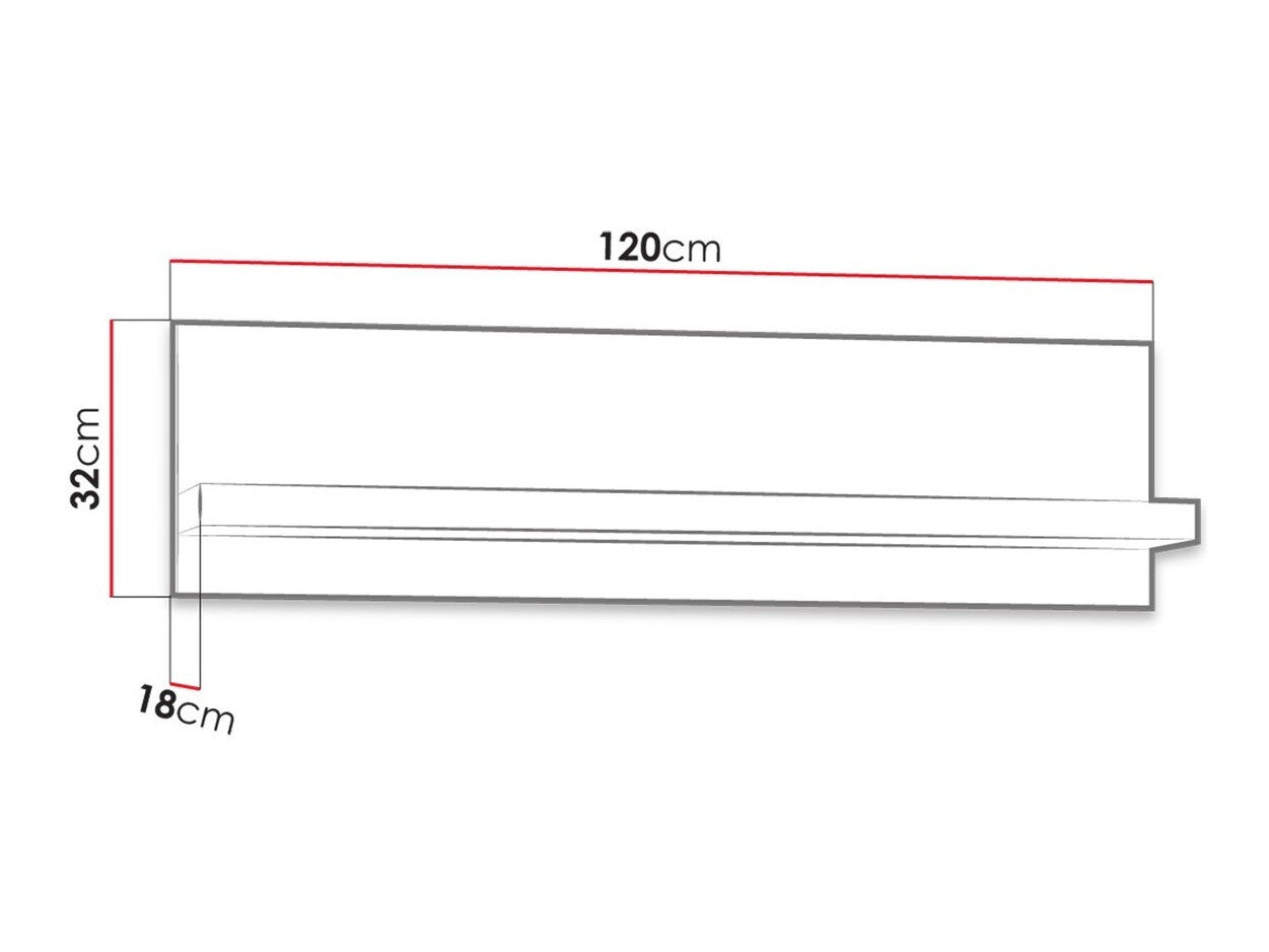 Wall shelf Stanton C108