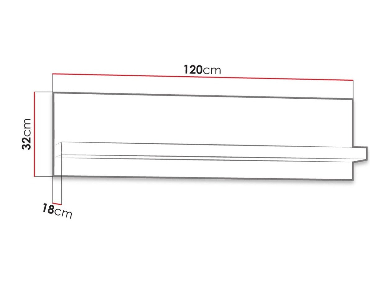 Wall shelf Stanton C108