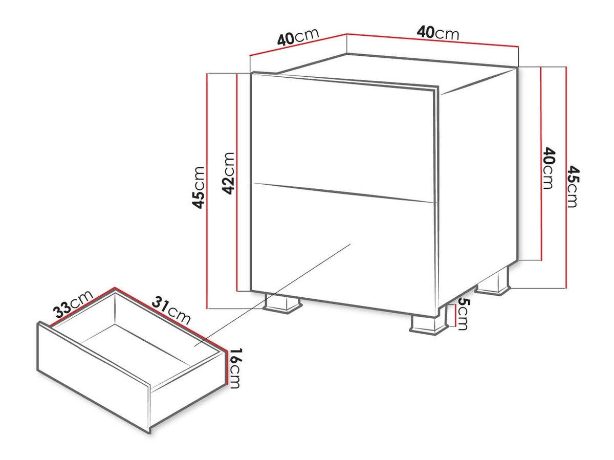 Bedside table Providence B127