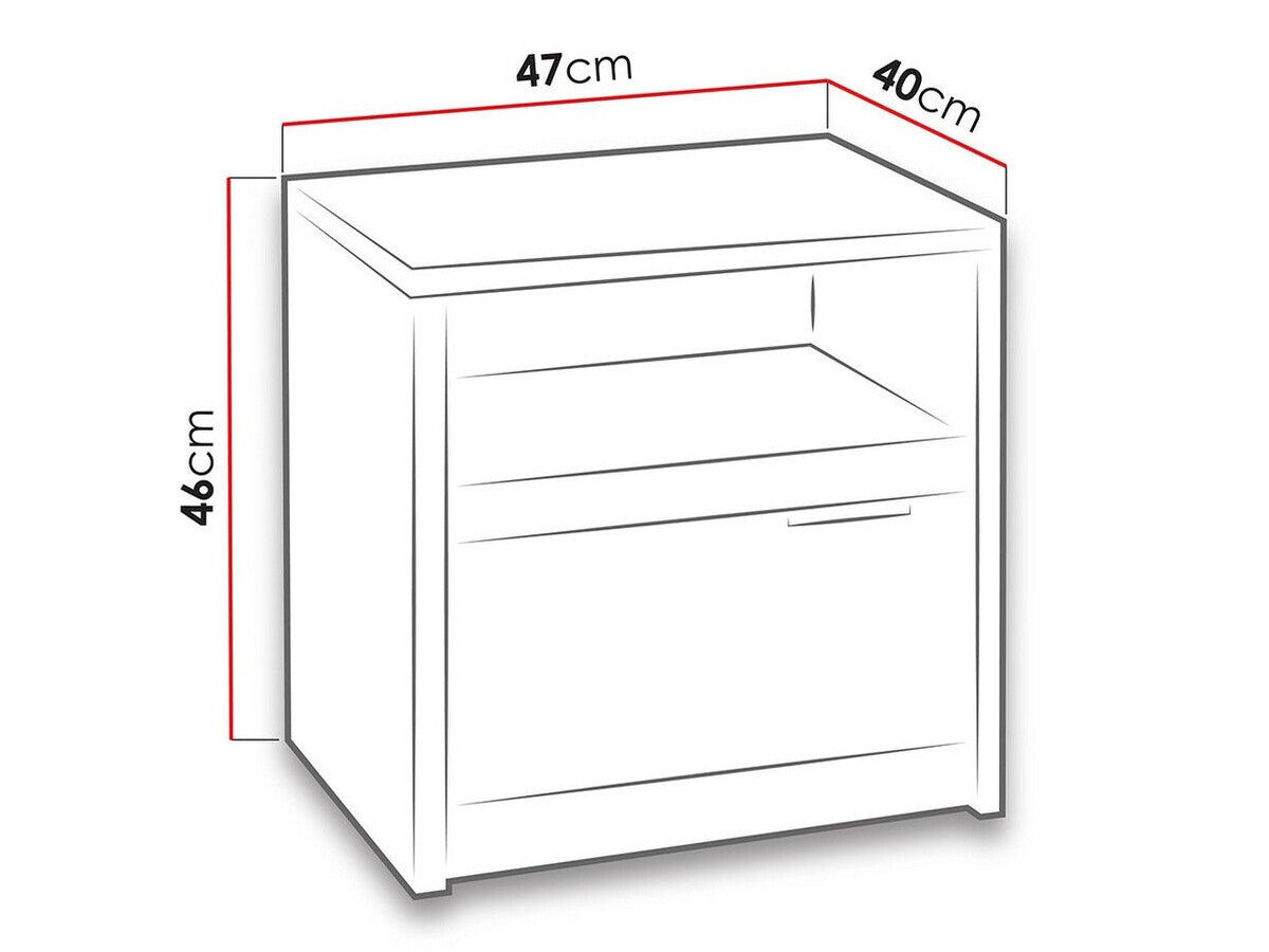 Sengebord Fivelbo 108