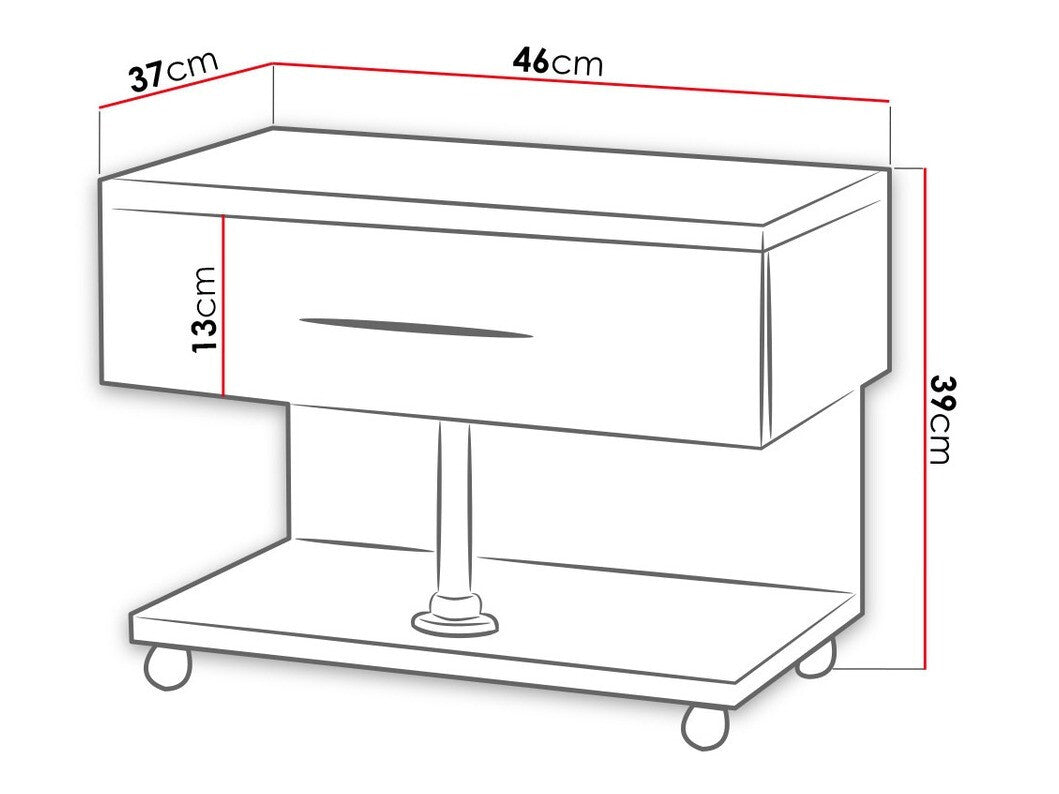 Sengebord Salmere 103