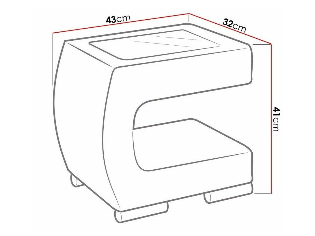 Sengebord Baltimore 105