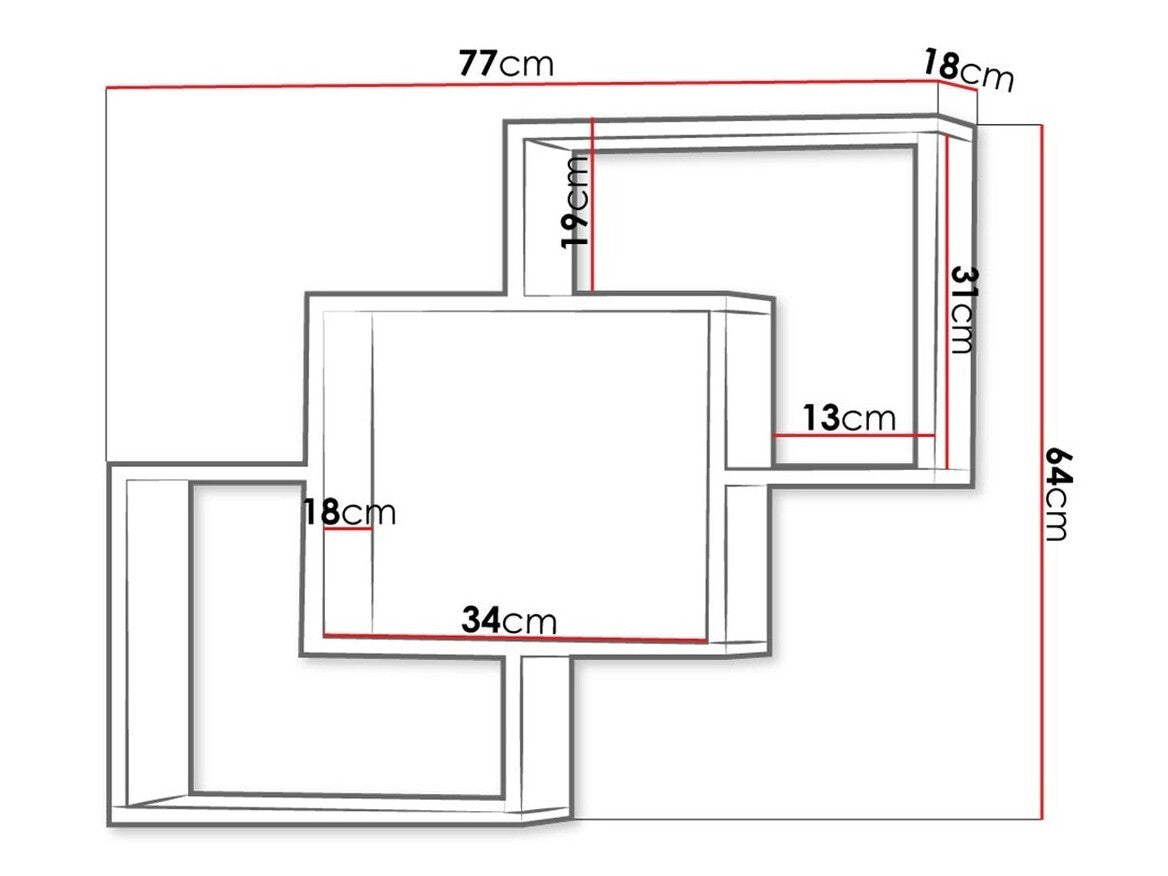 Wall shelf Stanton D121