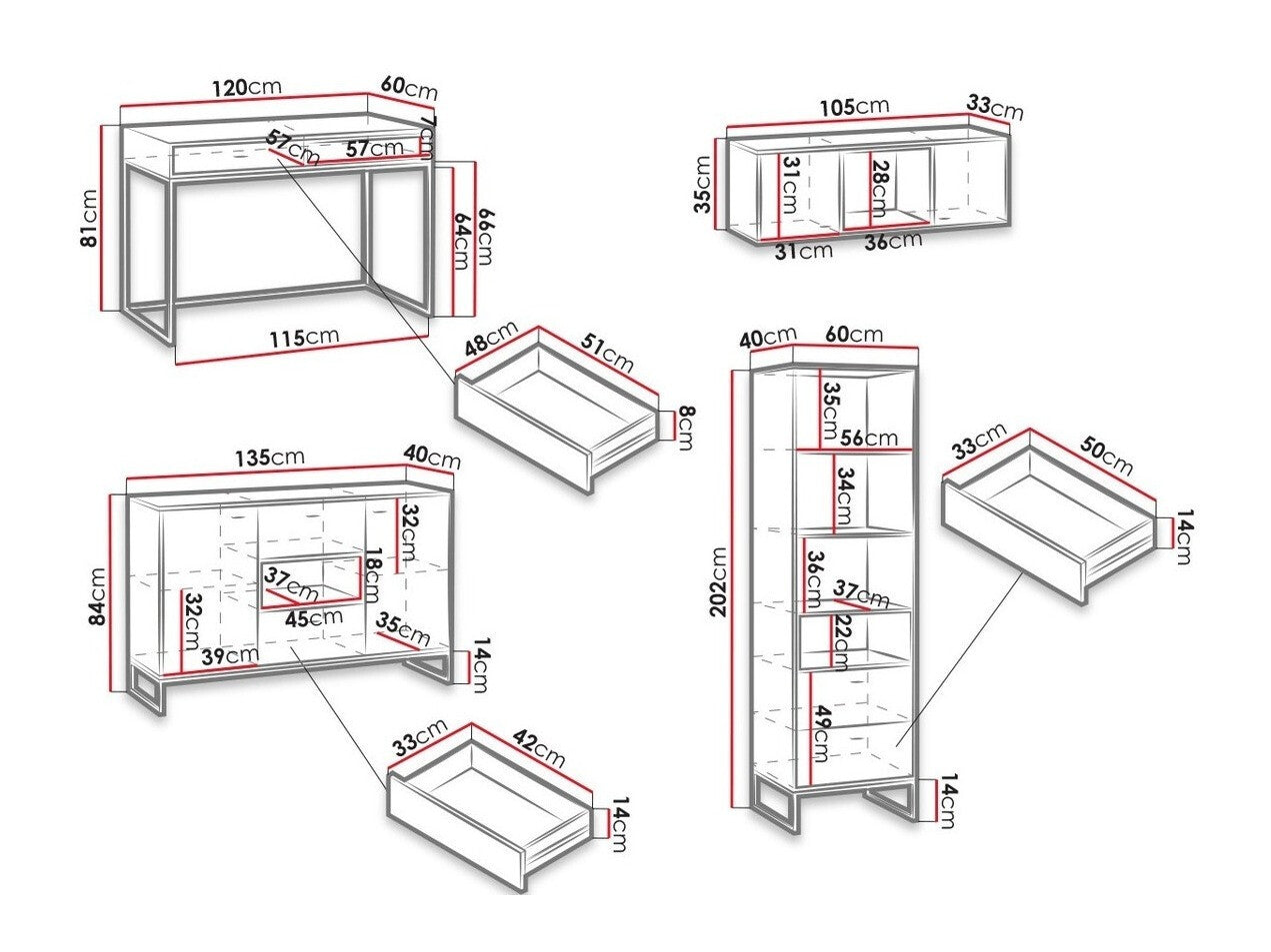 Furniture set Providence J116