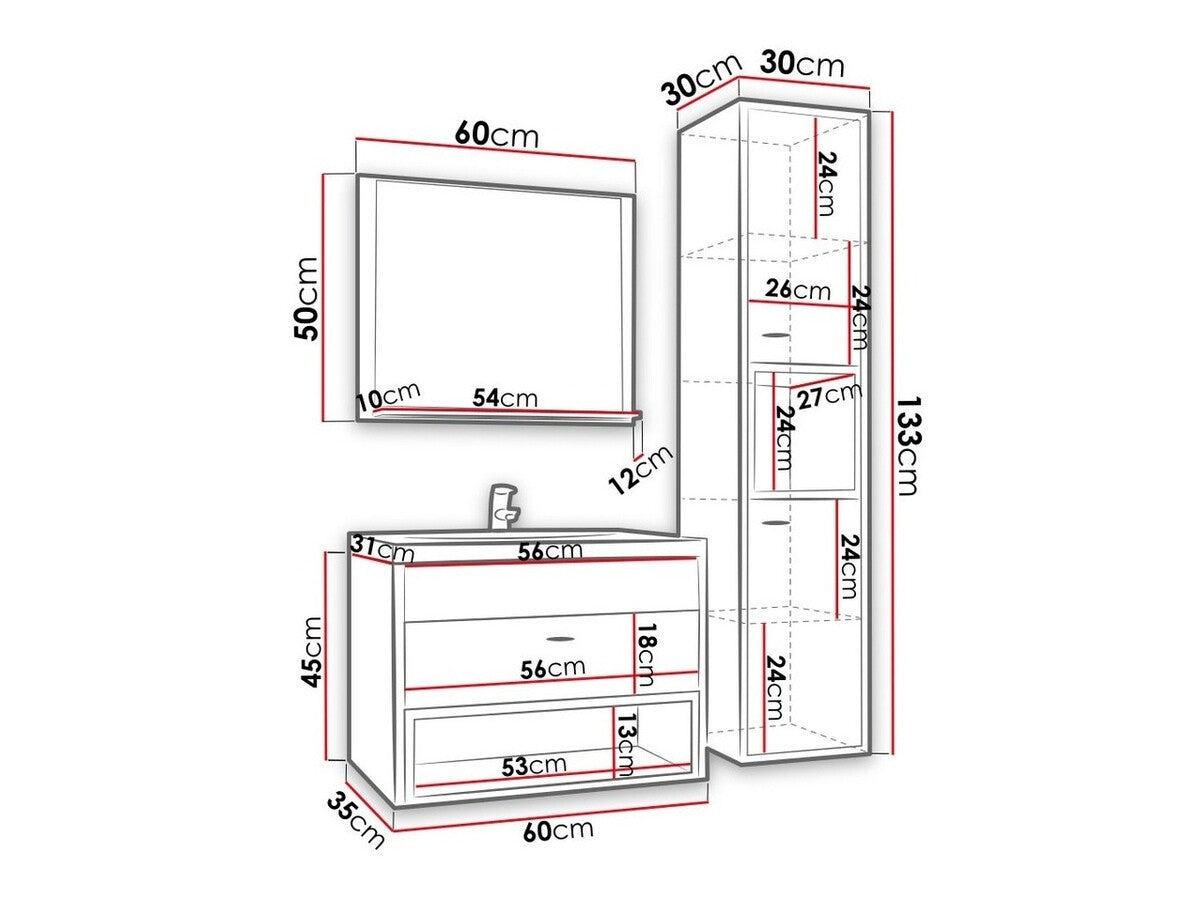 Bathroom set Providence J100