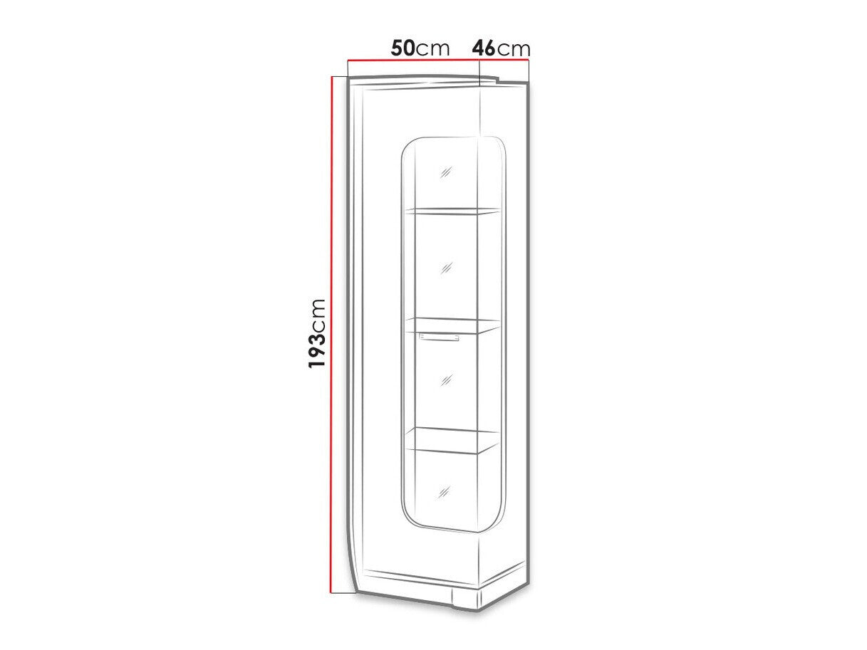 Vitrineskab Ogden C123