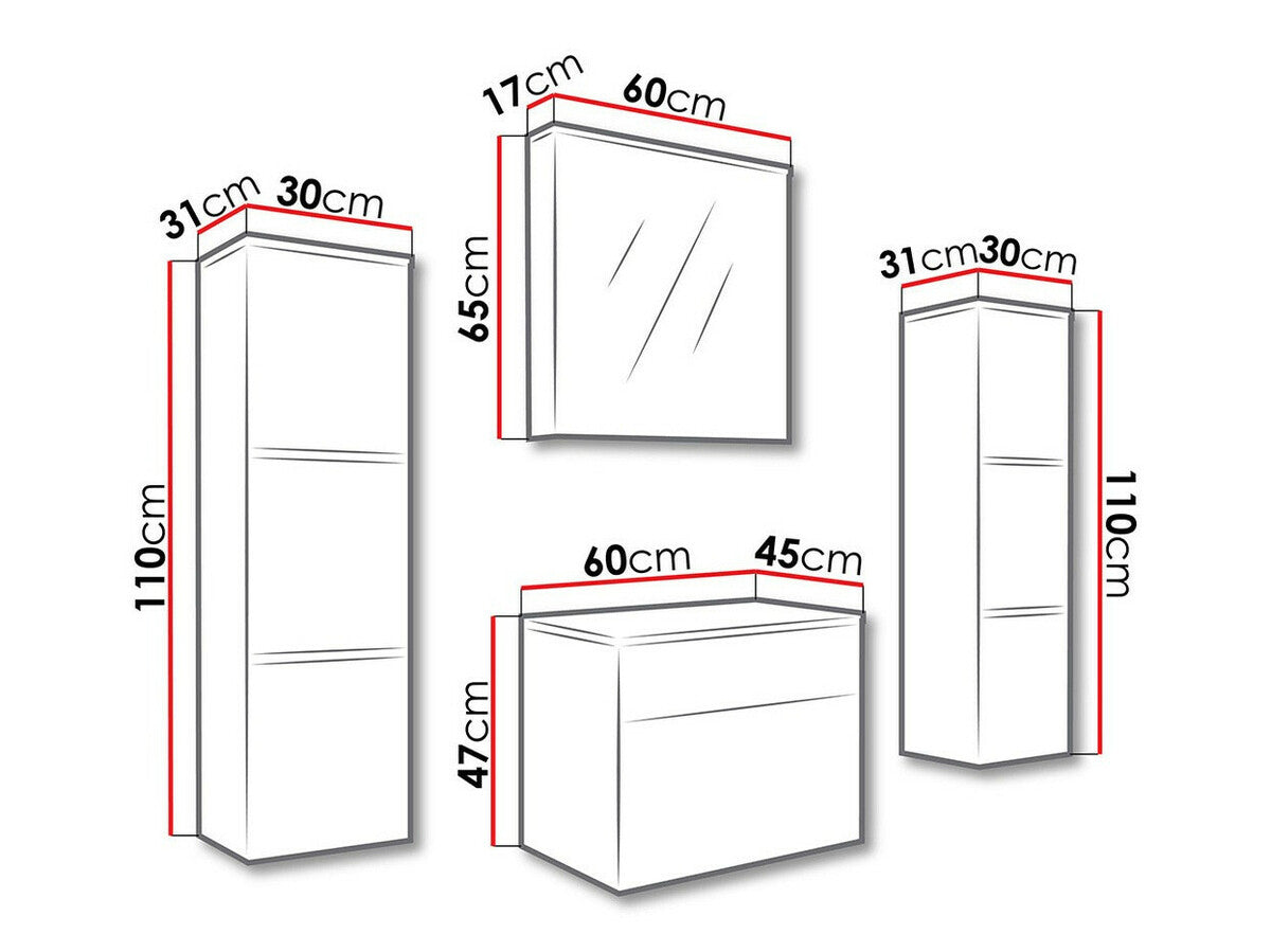 Bathroom set Tucson 105