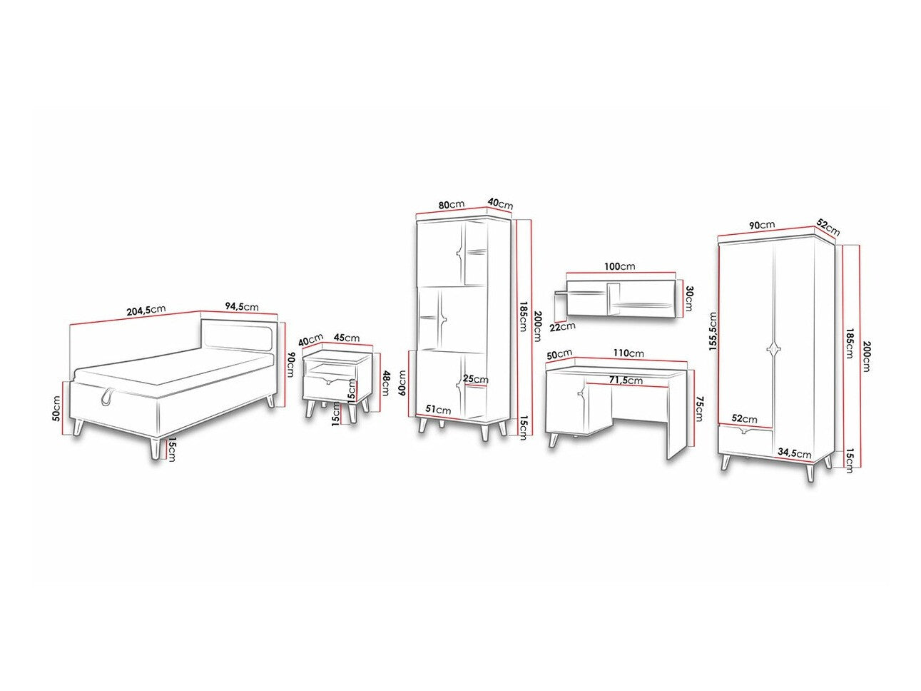 Furniture set Providence E116