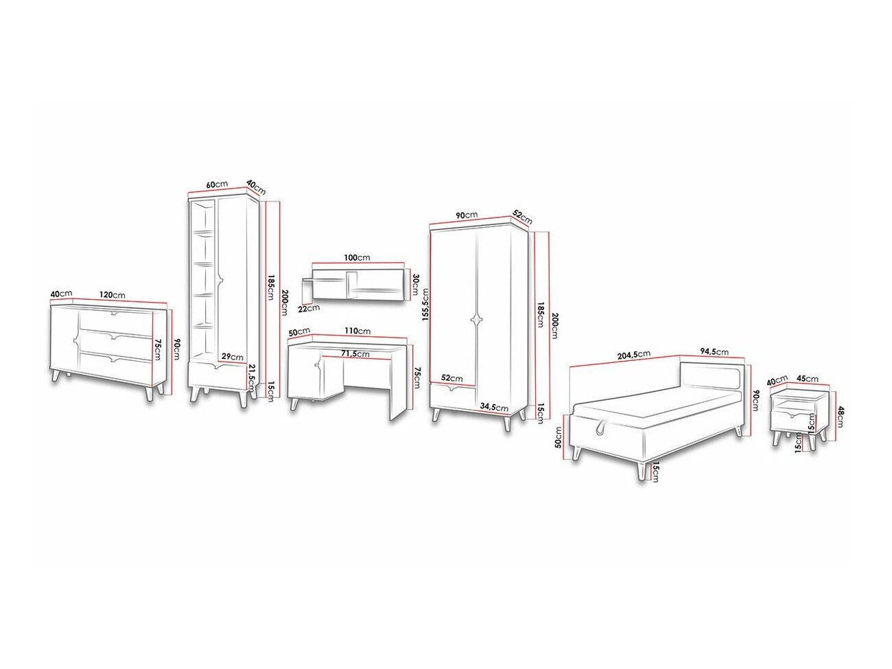 Furniture set Providence E117