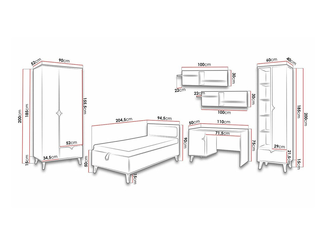 Furniture set Providence E121