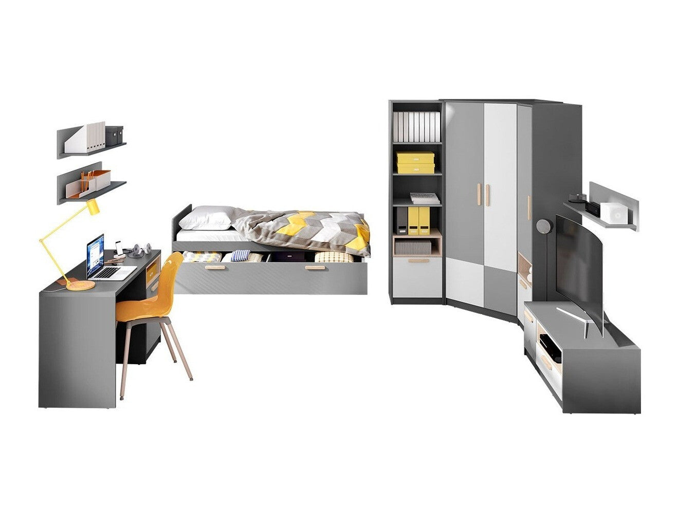 Børneværelses-sæt Fresno E101