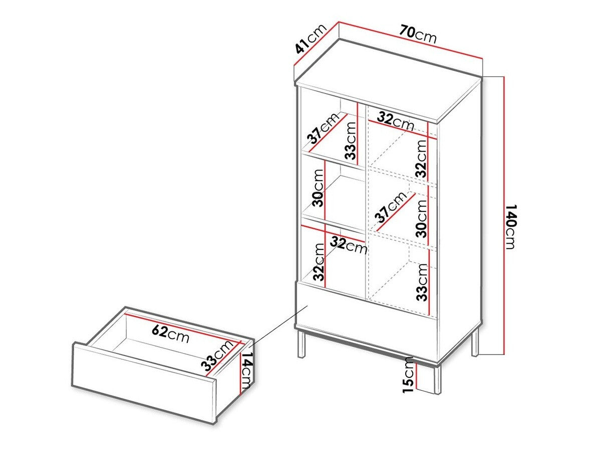 Bookcase Providence L103