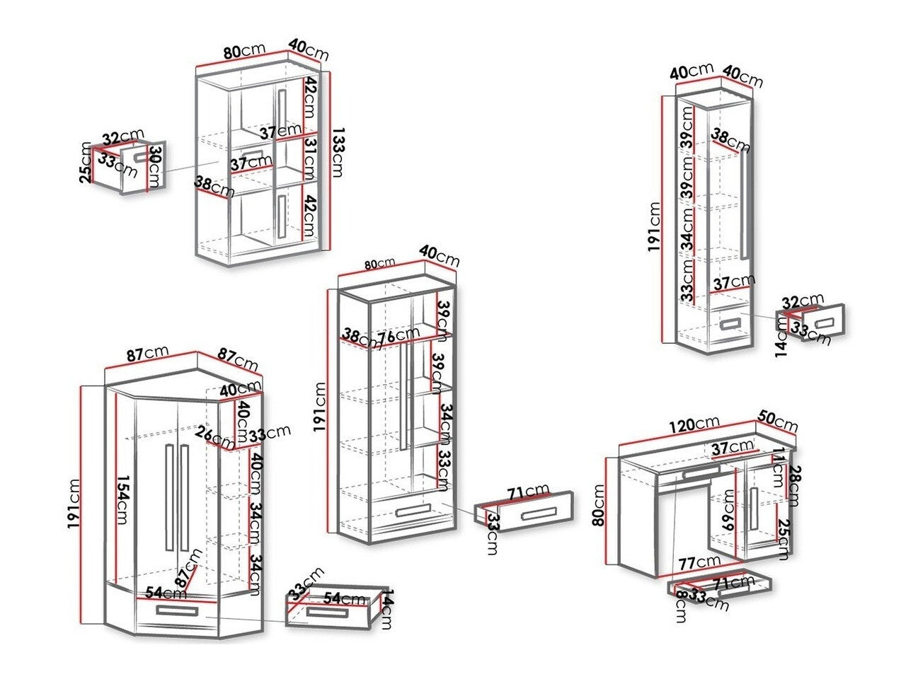 Children's room set Akron J107