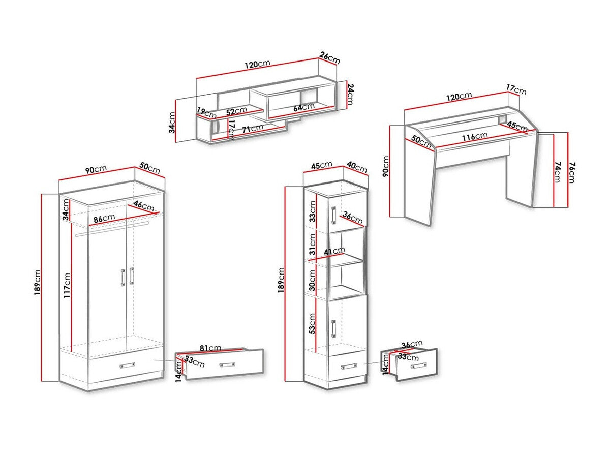 Children's room set Akron K106