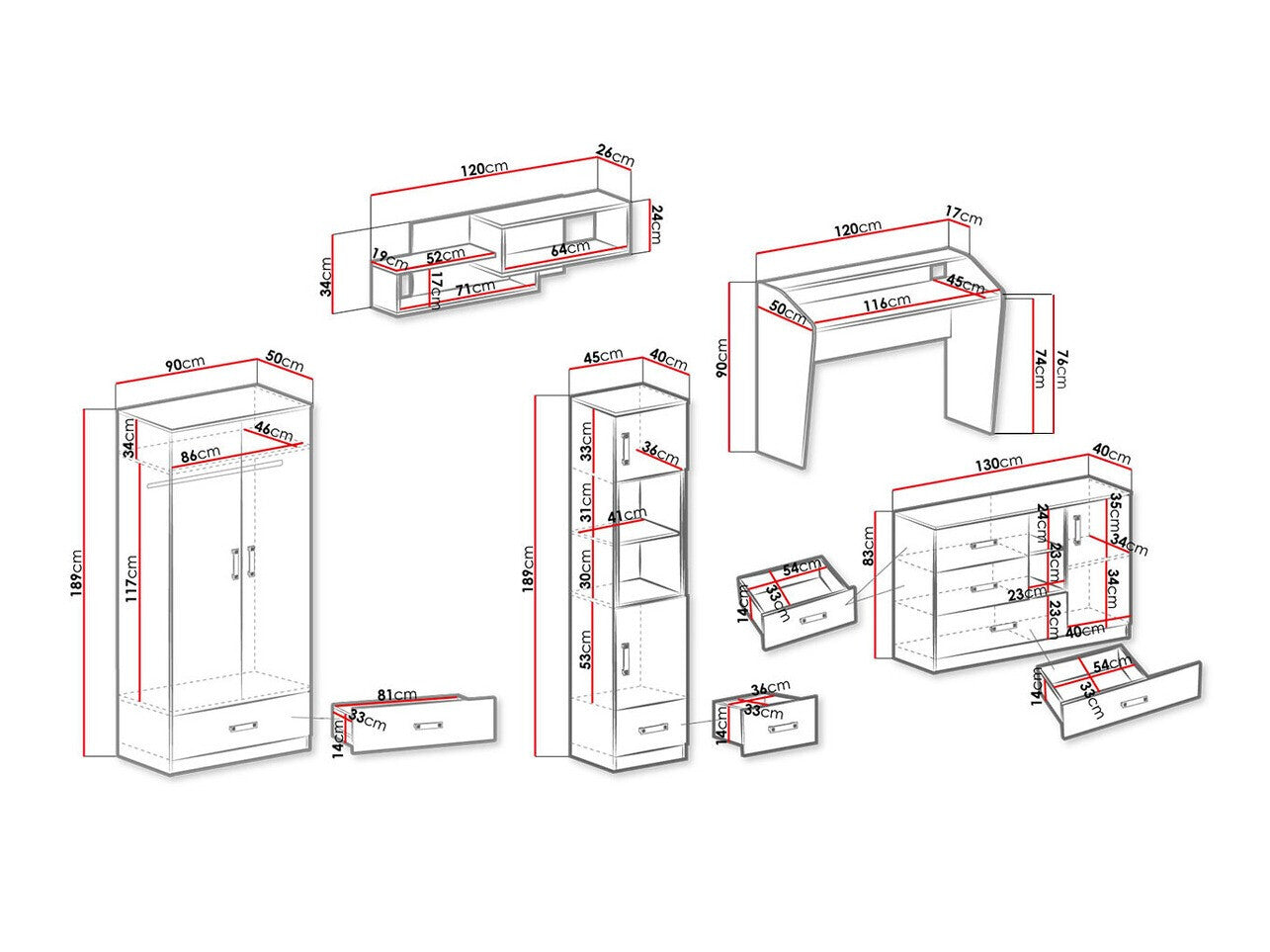 Children's room set Akron K107