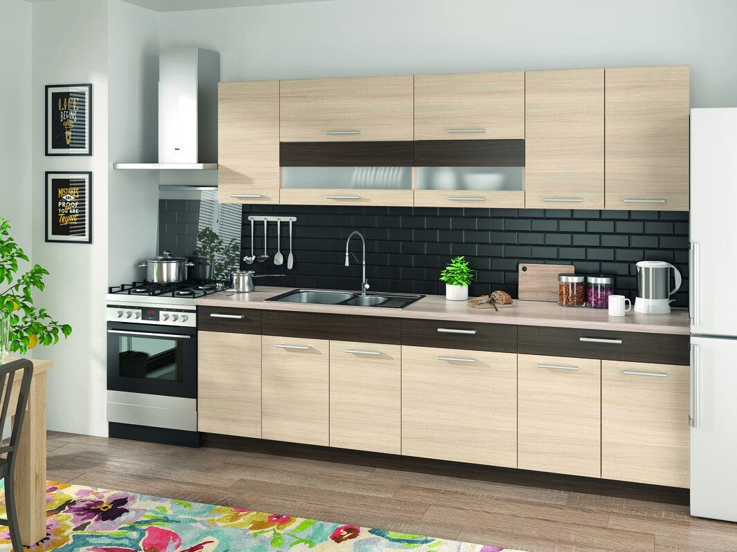 Modulopbygget vaskeskab med låger Mode Light 115