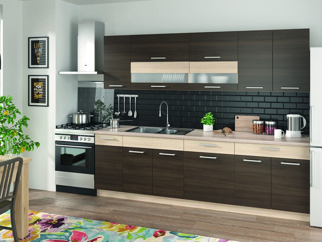 Modulært hjørneskab Mode Dark 118