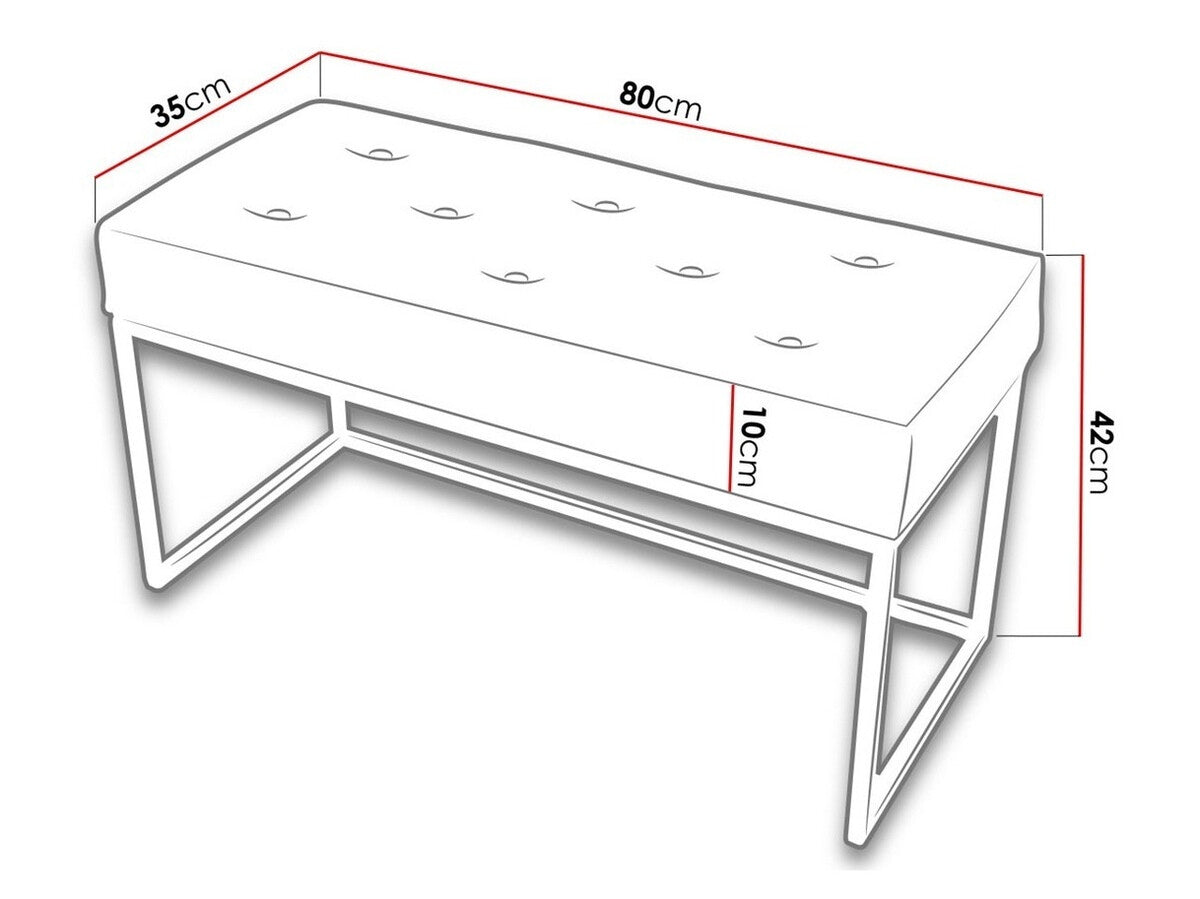 Polstret bænk Germantown 103