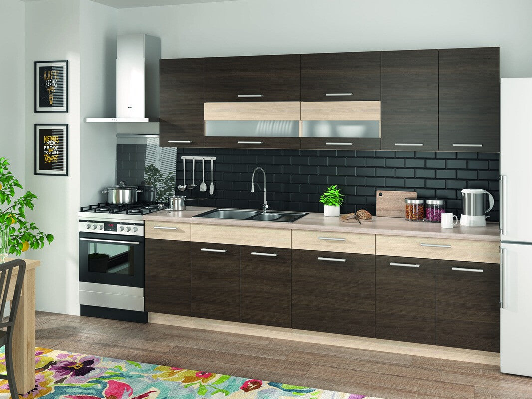 Modulskab med låger Mode Dark 123