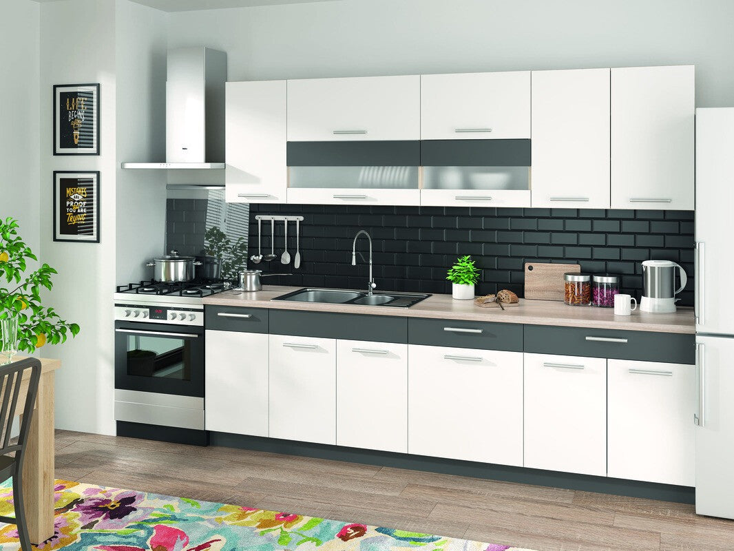 Modulskab med skuffer Mode White 124