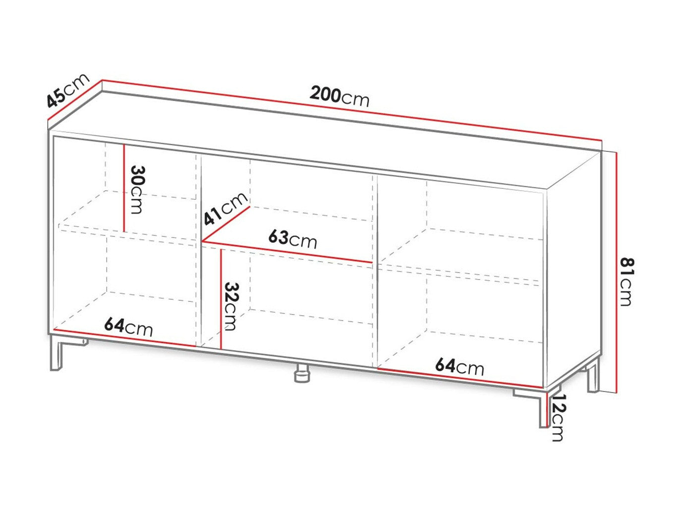 Skænk Charlotte 158