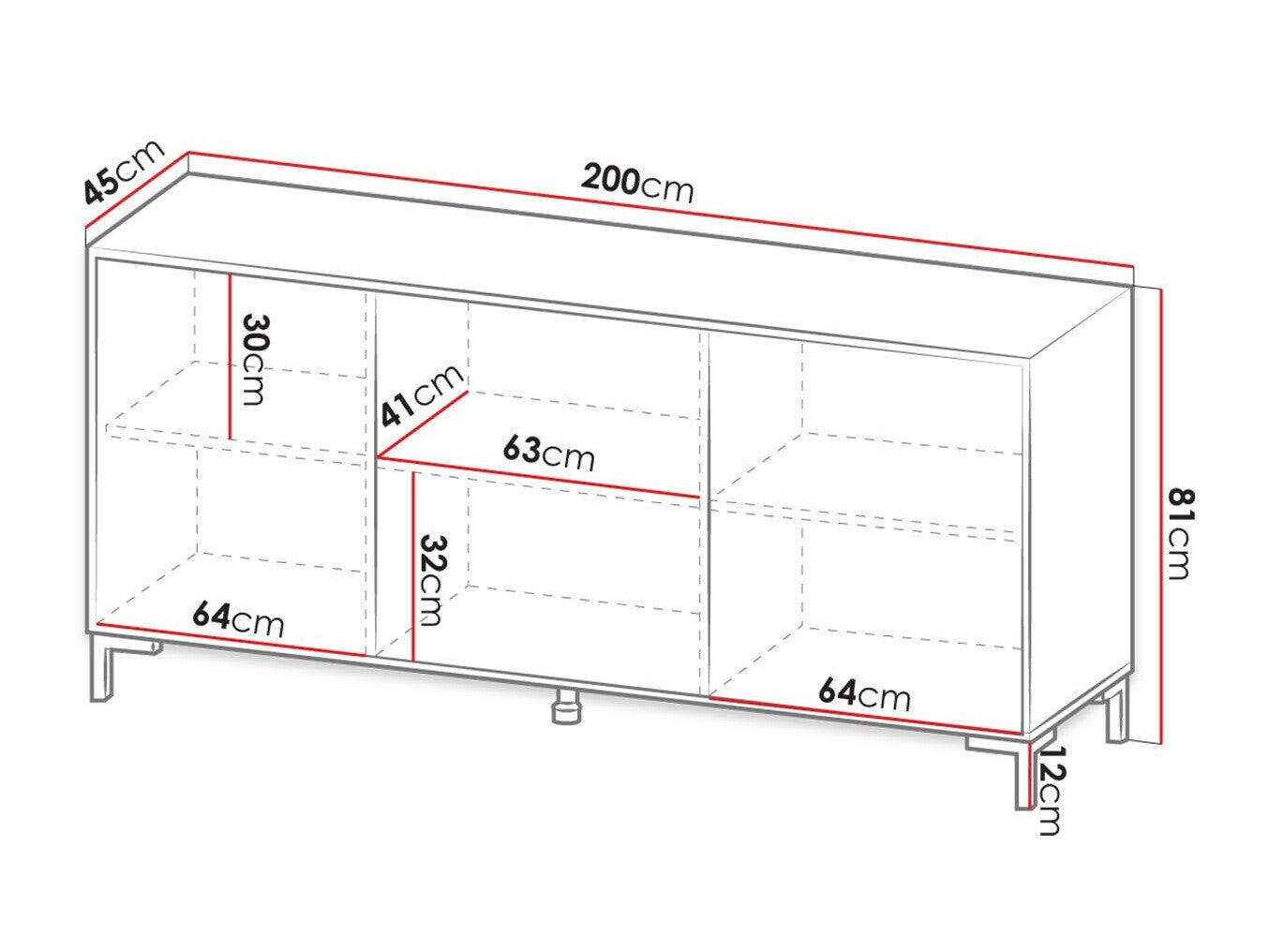 Skænk Charlotte 158
