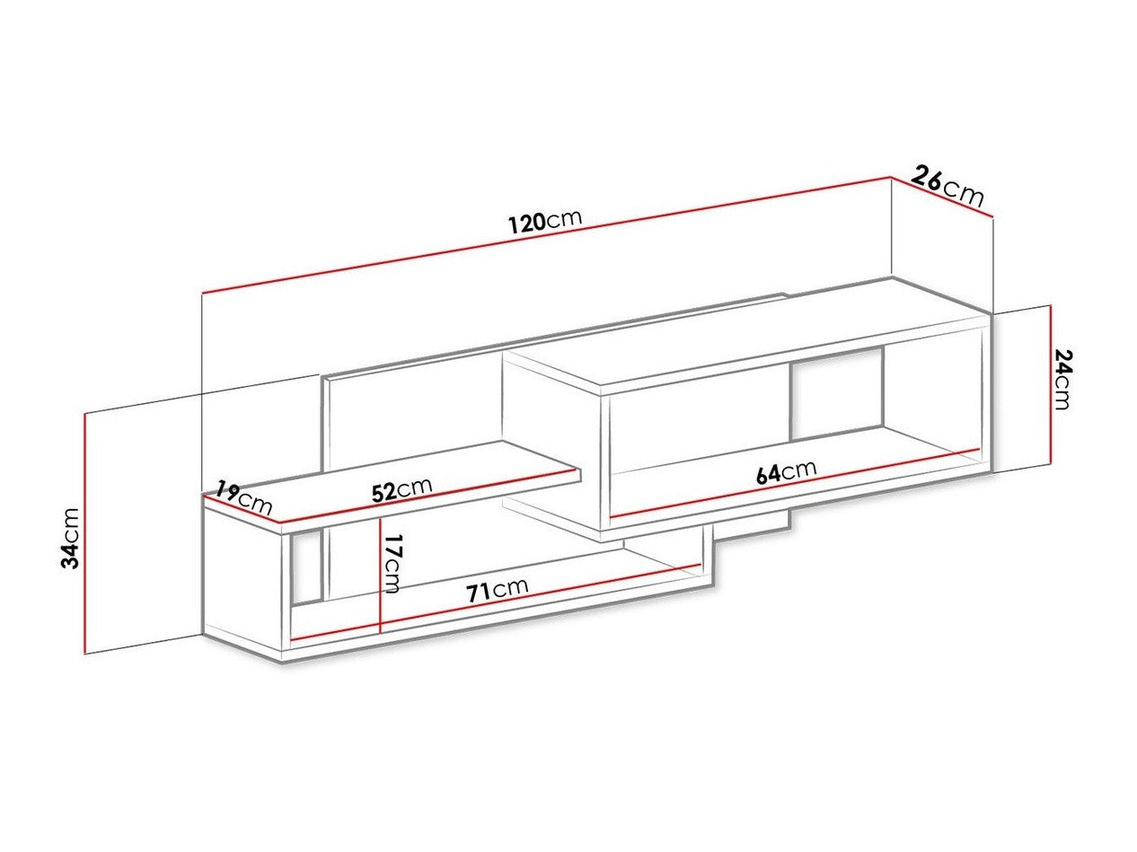 Wall shelf Akron K105