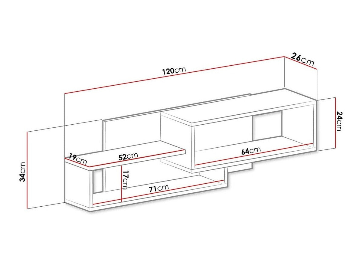 Wall shelf Akron K105